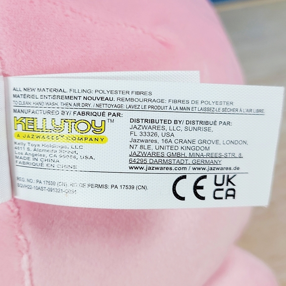 Squishmallow Archie the Axolotl 10" Hug Mees UltraSoft Stuffed Toy Plush NWT - Picture 4 of 6